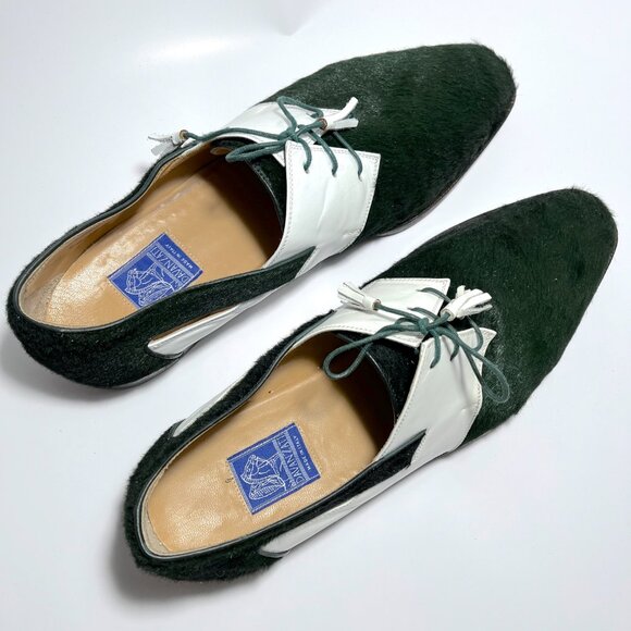 Davanzati Made in Italy Calf Hair Lace Up Oxford Cutout Dress Shoes main image 5
